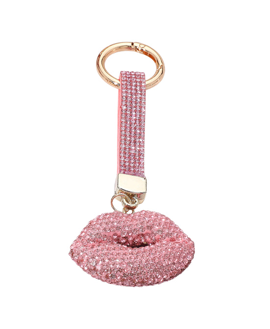 Crystal Lips Keychain/Bag Charm view 