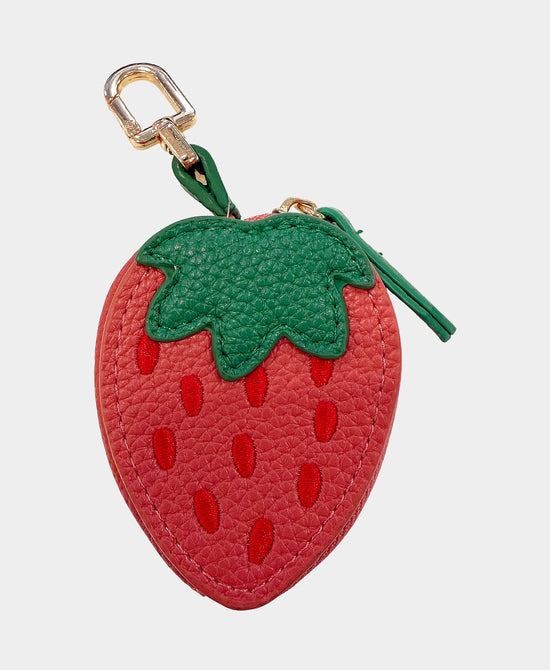 Strawberry Coin Purse Keychain/Bag Charm view 