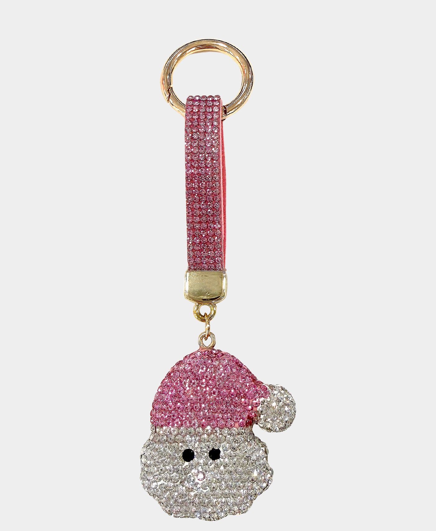 Crystal Santa Keychain/Bag Charm view 1