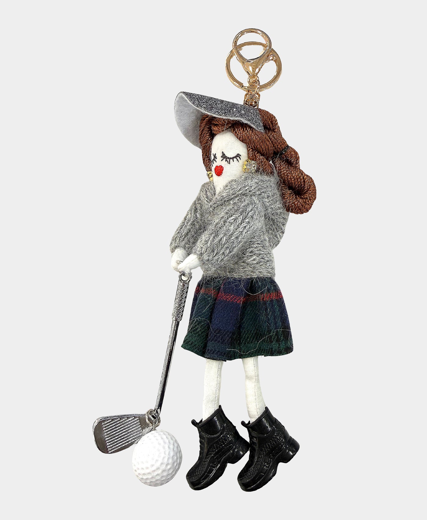 Golf Doll Keychain/Bag Charm view 1