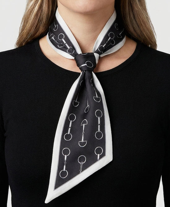 
Printed Scarf in BLACK/WHITE view 1