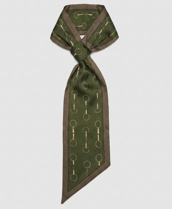 
Printed Scarf in OLIVE MULTI view 2