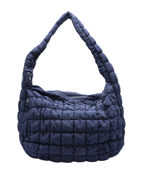 Oversized Quilted Puffer Handbag view 