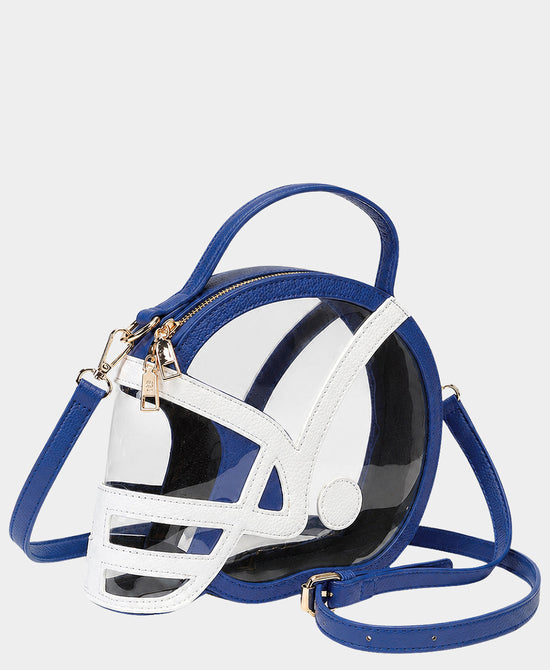 
Football Helmet Clear Handbag in ROYAL BLUE view 1