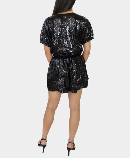 "It's My Birthday" Sequin Top & Shorts Set- 2 Pc Set view 2