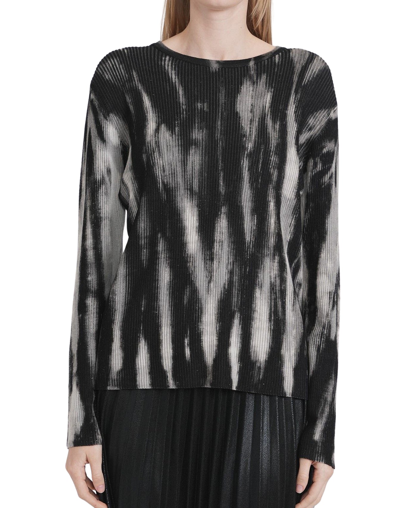 Tie Dye Ribbed Sweater image 1