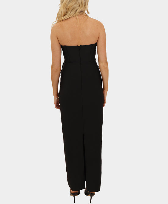 Bodycon Maxi Dress w/ Rosettes view 