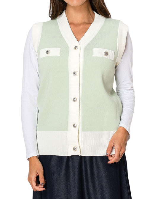 Colorblock Vest view 