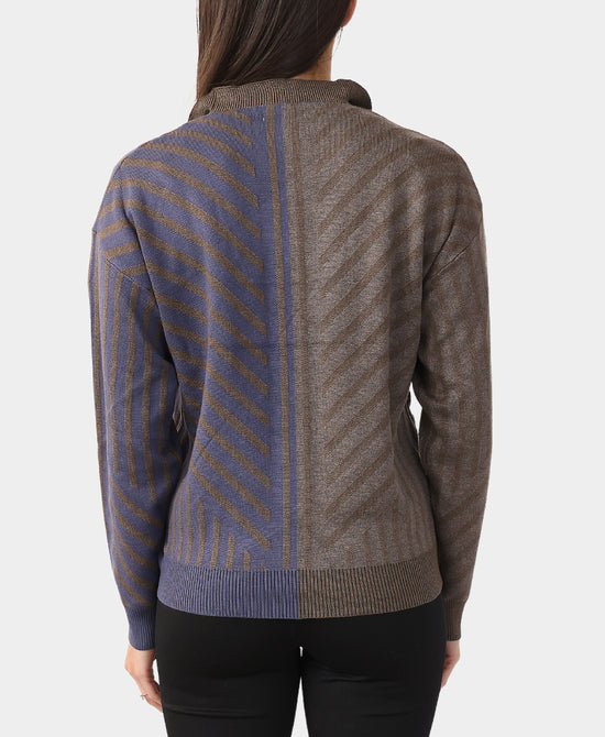 Two Tone Sweater view 2