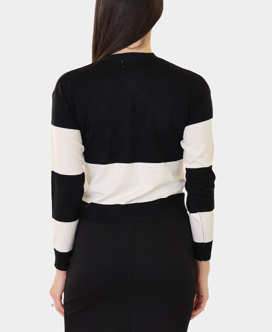 Colorblock Striped Cardigan view 