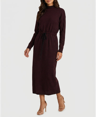 Stripe Knit Maxi Dress – FOX'S - Online