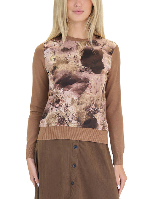 Watercolor Print Sweater view 