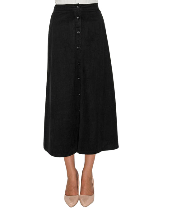 Corduroy Midi Skirt view 