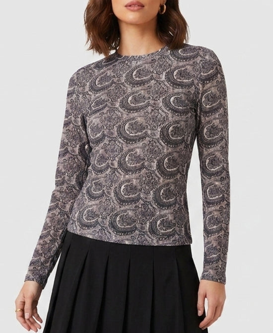 
Paisley Print Top in MULTI view 1