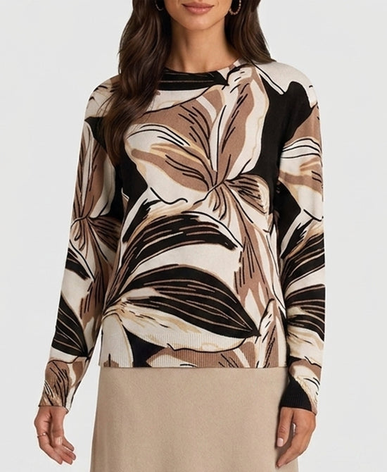 
Printed Sweater in MULTI view 1