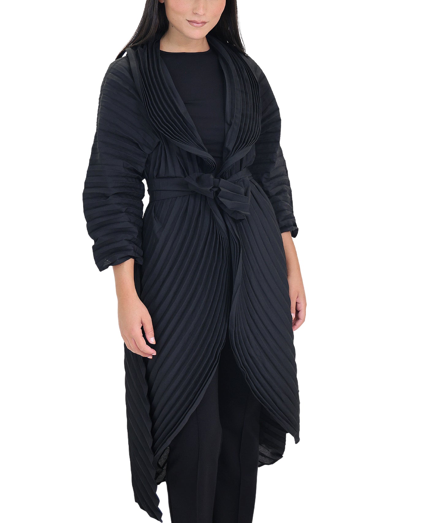 Long Crinkle Cardigan view 1
