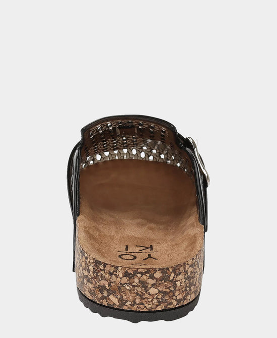 
Jelly Clog w/ Buckle in BLACK view 2