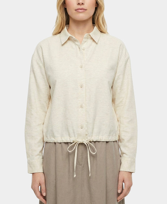 Blouse w/ Drawstring Bottom view 