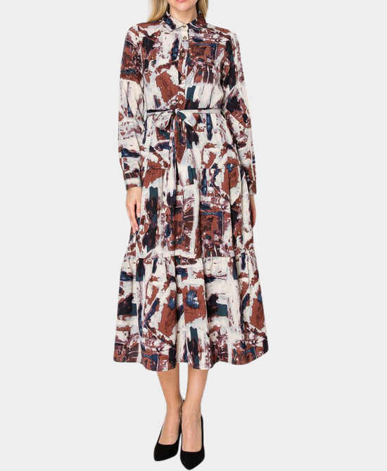 Printed Midi Dress view 