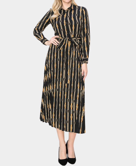 Printed Midi Dress view 