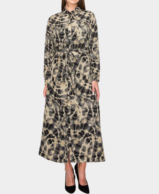 Printed Midi Dress view 