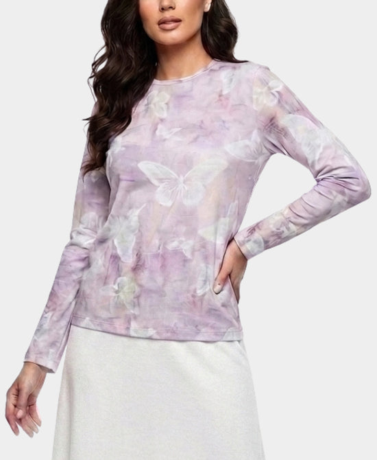 
Butterfly Top in PURPLE MULTI view 1