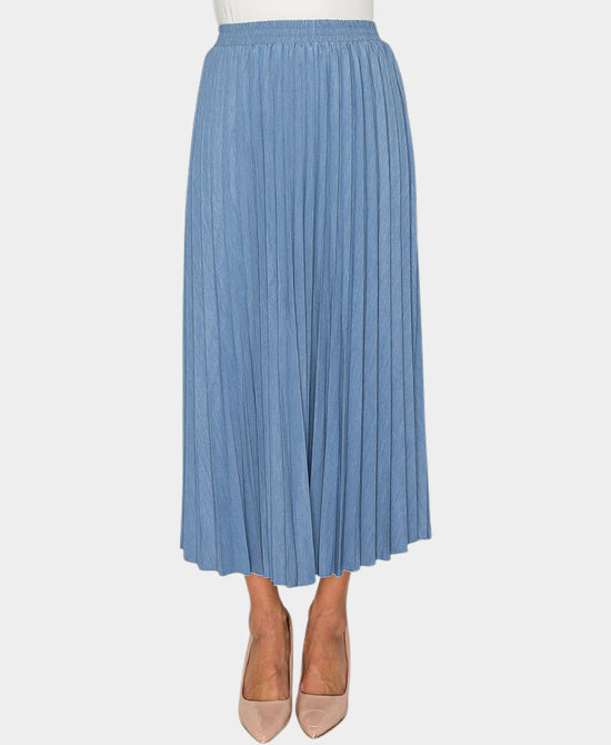 Pleated Midi Skirt view 1
