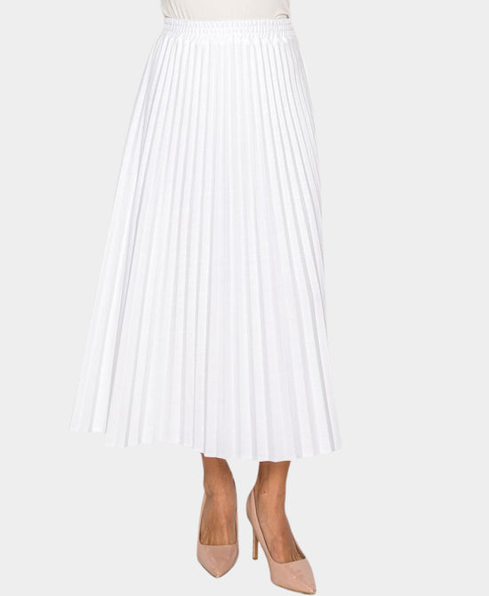 Pleated Maxi Skirt view 1