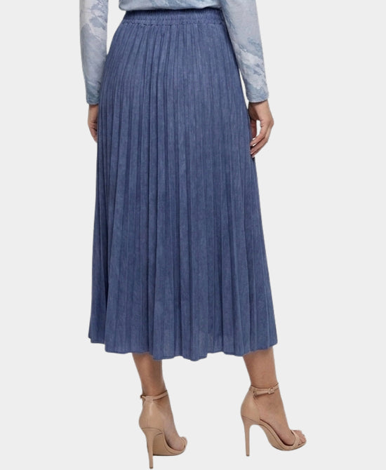 
Pleated Maxi Skirt in BLUE view 2
