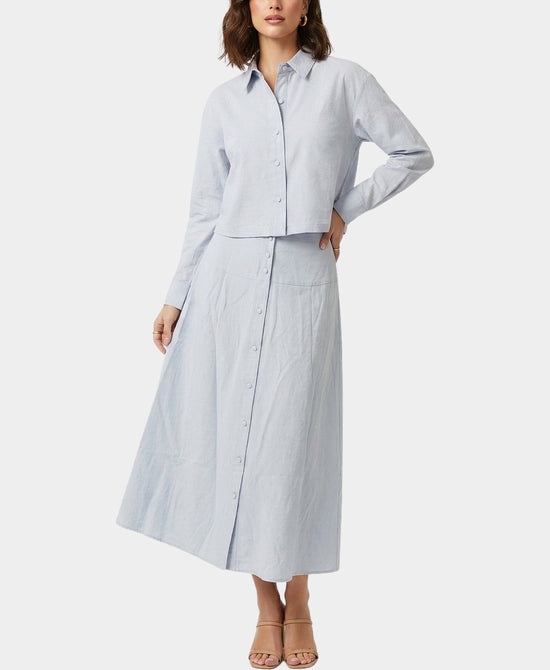 
Blouse & Skirt Set- 2 PC Set in LIGHT BLUE view 1