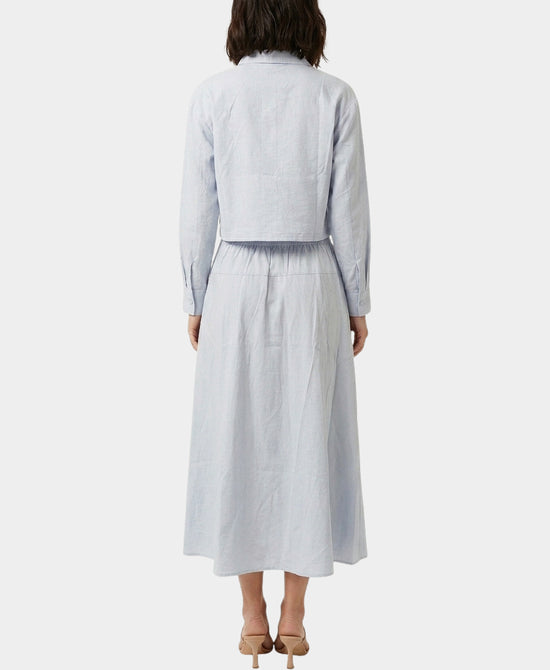 
Blouse & Skirt Set- 2 PC Set in LIGHT BLUE view 2