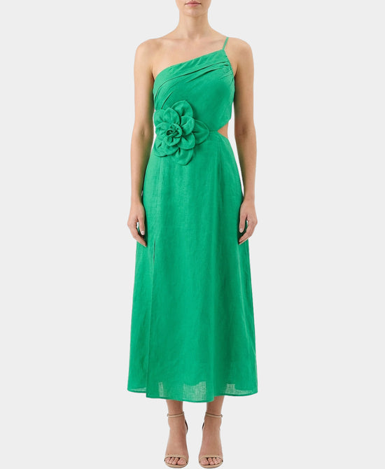 Dress w/ Rosette & Side Cut-Out view 1