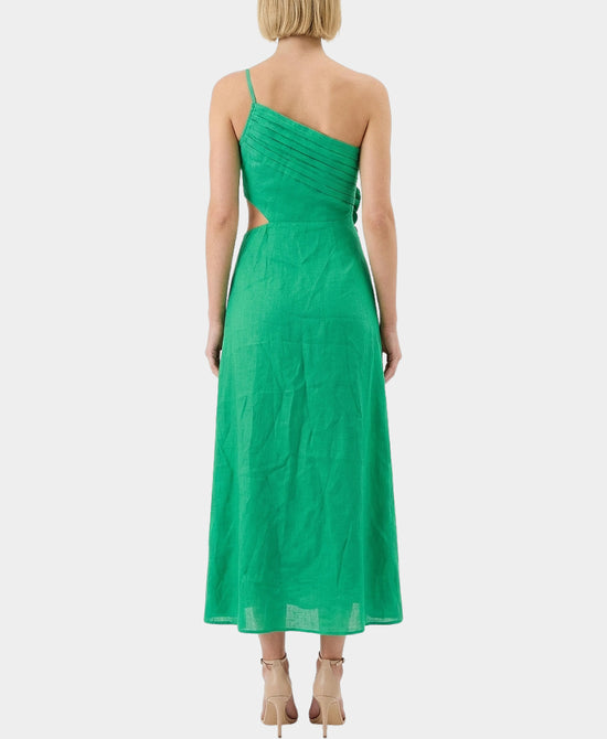 Dress w/ Rosette & Side Cut-Out view 2