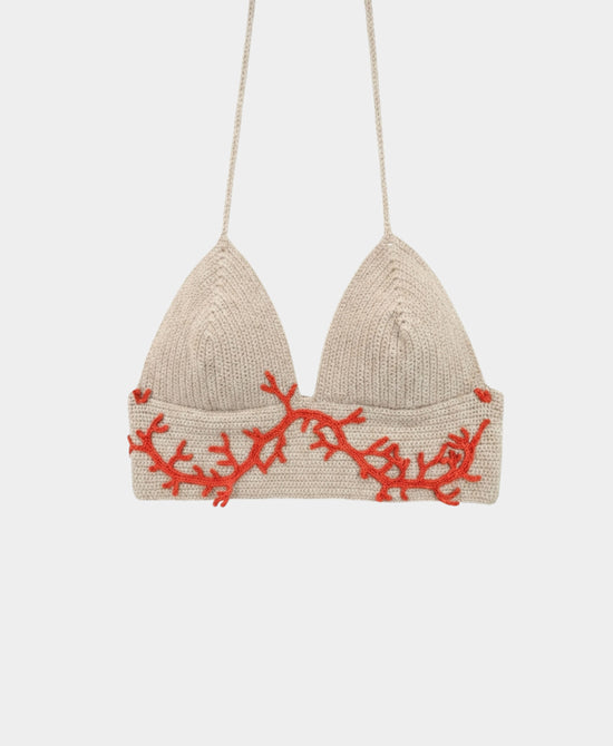 Crochet Halter Top view 1