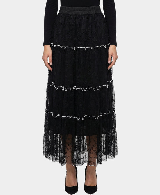 Lace Midi Skirt view 1