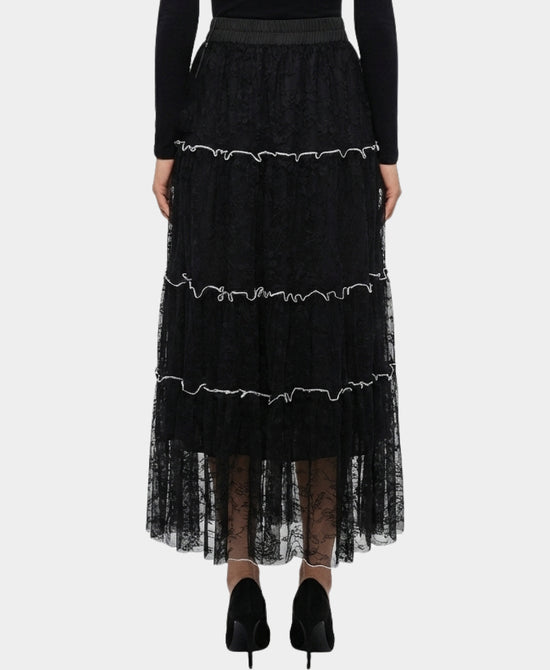 Lace Midi Skirt view 2