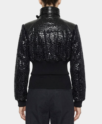 Textured Faux Leather Jacket image 2