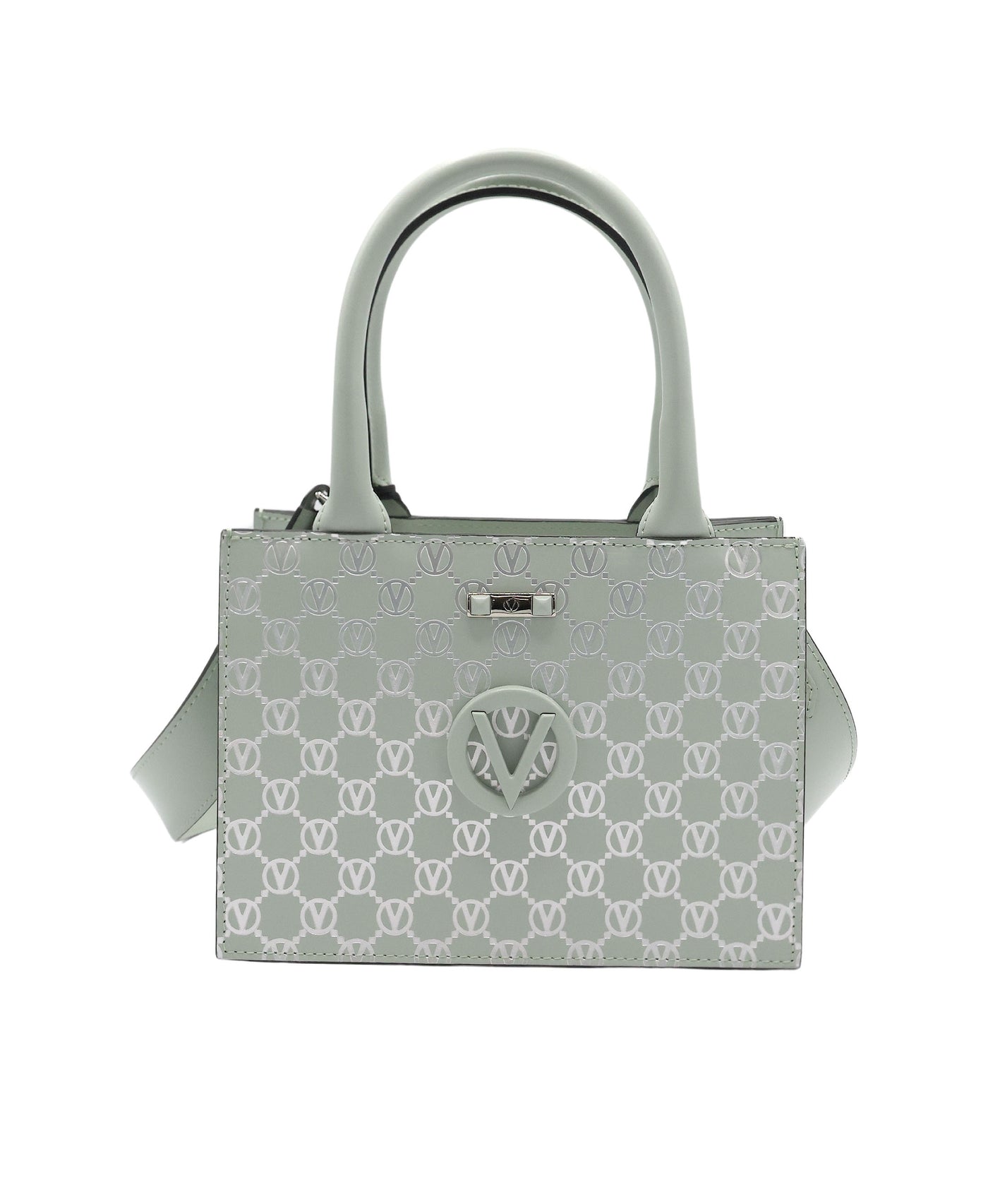 Leather Monogram Handbag view 1