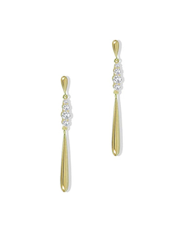 Cubic Zirconia Drop Earrings image 2