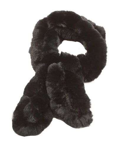 Fur Crochet Pull Thru Scarf image 1