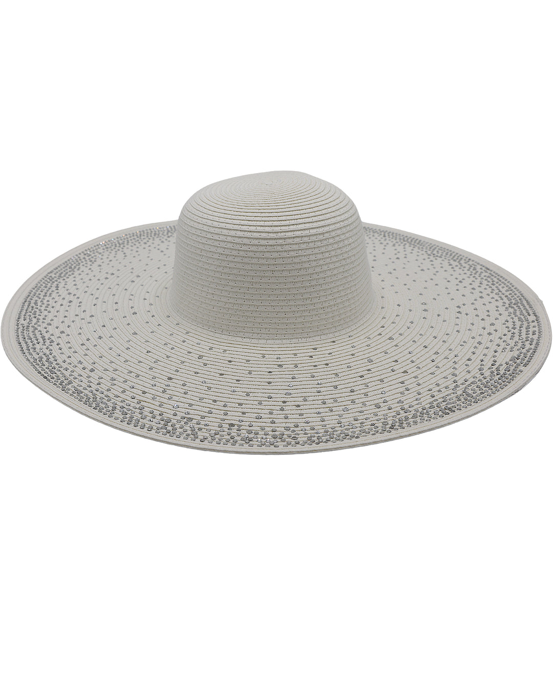 Floppy Straw Hat w/ Rhinestones – FOX'S - Online