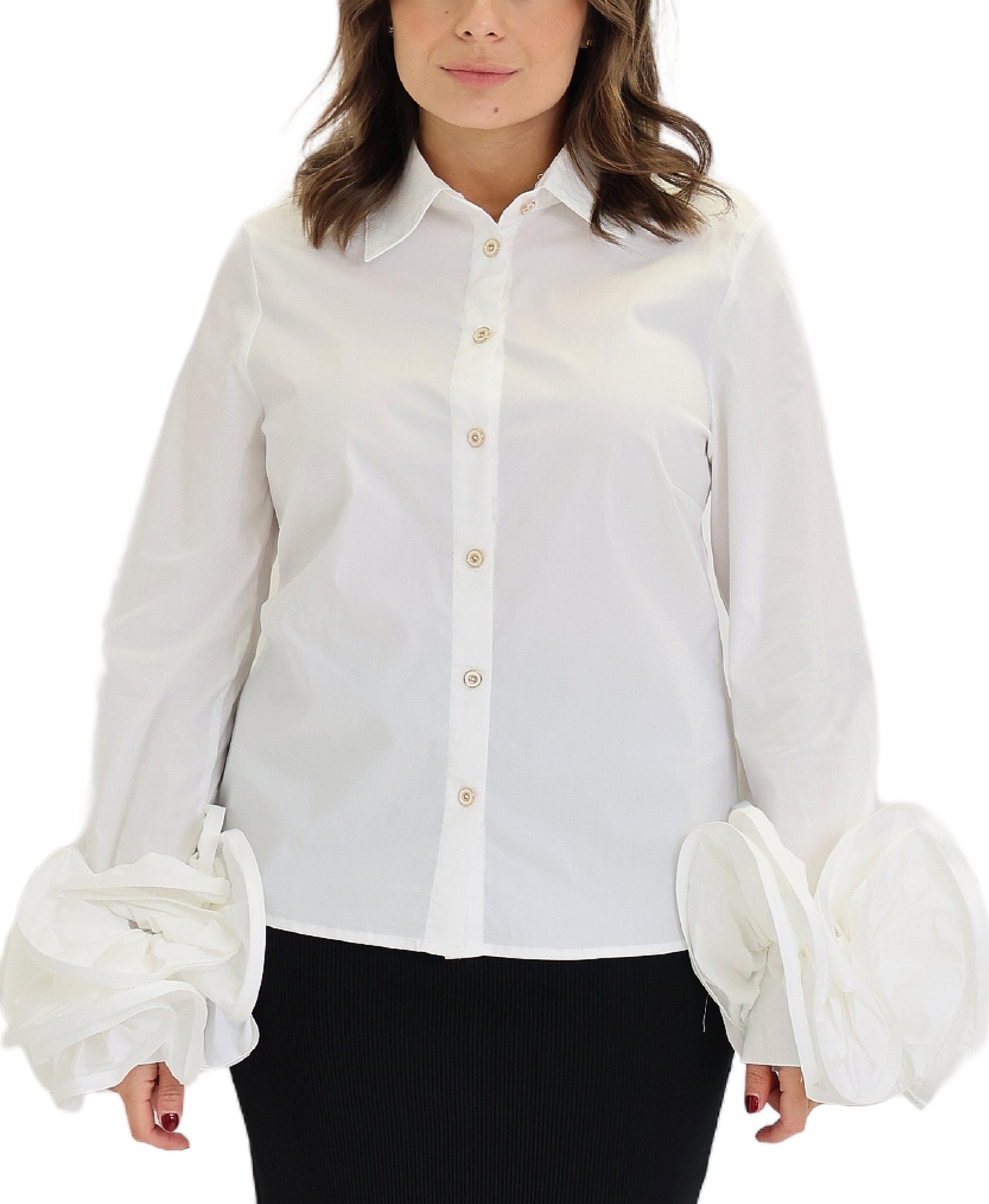 Blouse w/ Ruffle Sleeves view 1