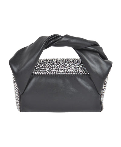 Faux Leather Rhinestone Clutch Bag image 2