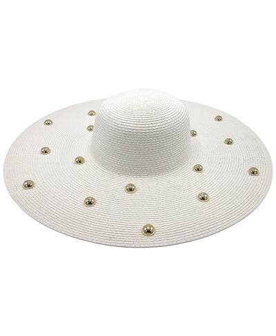 Floppy Straw Hat w/ Grommets image 1