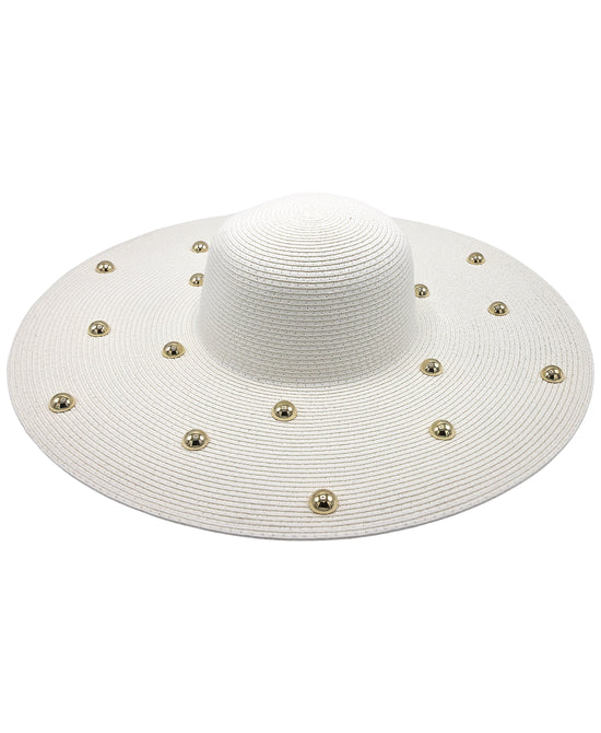 Floppy Straw Hat w/ Grommets view 