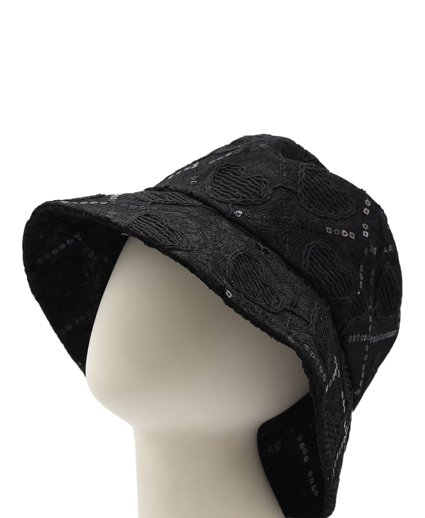 Textured Bucket Hat w/ Sequins view 1