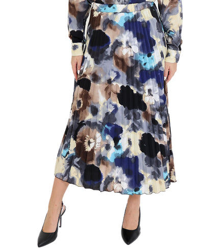 Printed Pleated Skirt image 1