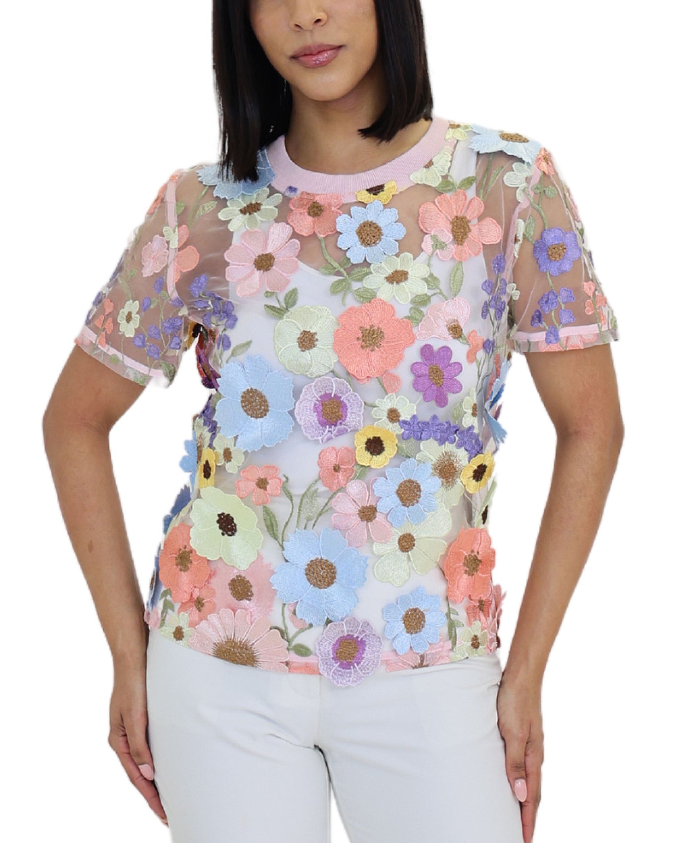 Popout Flower Blouse view 1