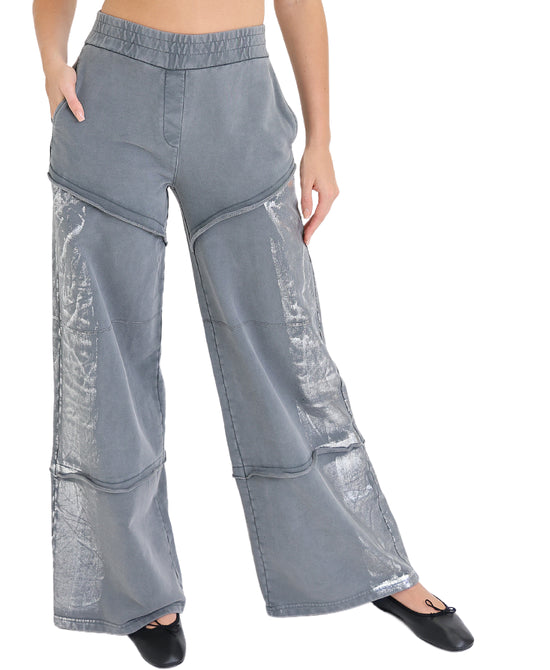 Sweatpants w/ Foil Detail view 