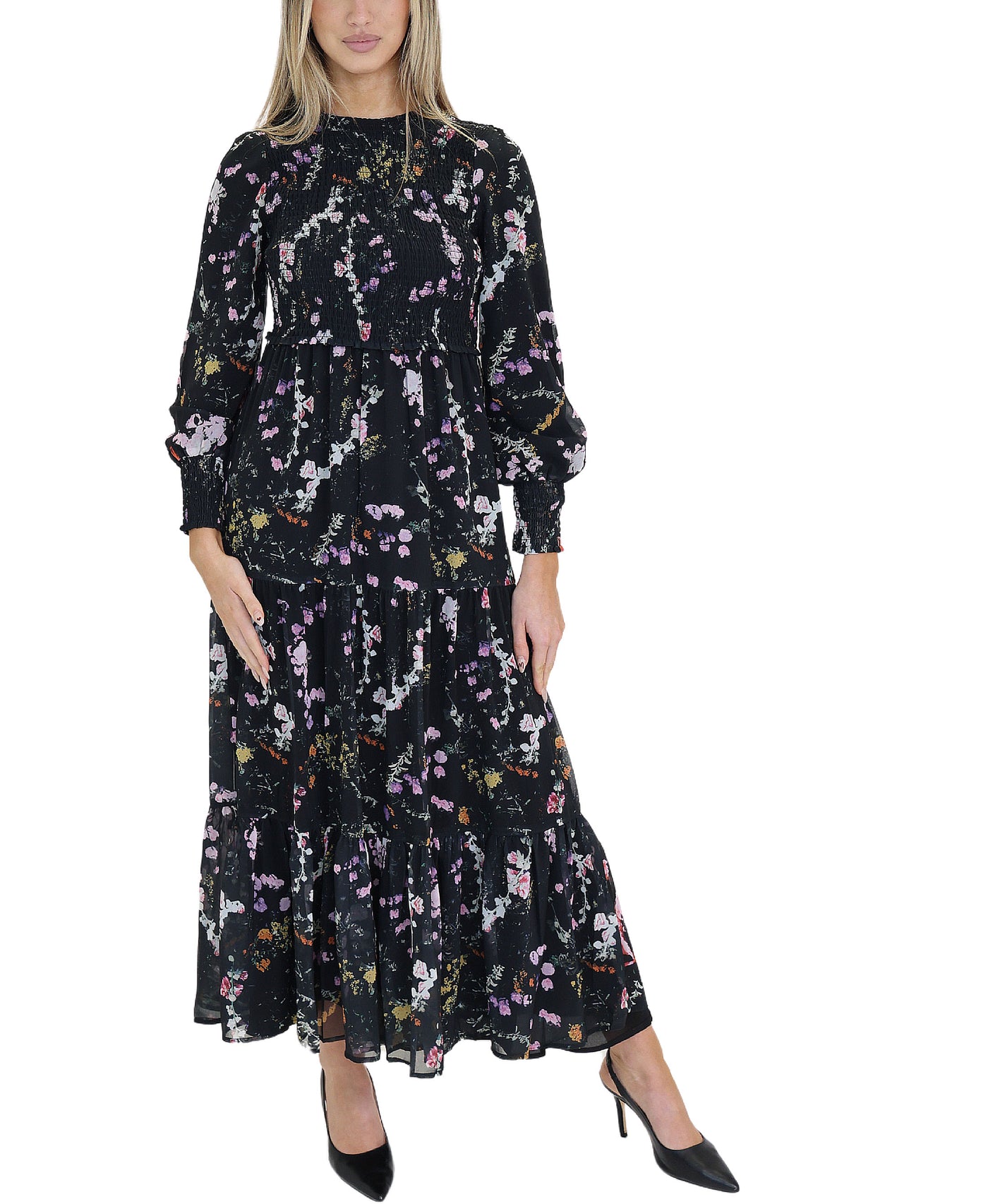 Floral Print Maxi Dress view 1